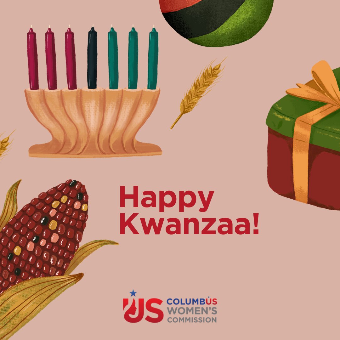 Happy Kwanzaa! We wish for a happy and healthy holiday for all who celebrate!