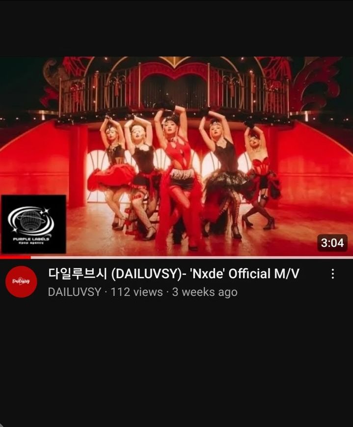 dailuvsy's tweet photo. Dailuvsy's "Nxde" hits 100+ views!!

#dailuvsy #kcartist #kpopidol #girlgroup #bora #aeri #Kiyomi #ruby #iris #kpop #GIDLE #100views #soyeon #YUQI #minnie #MIYEON #SHUHUA #KCA #song #debut https://t.co/ezzej5hrTG