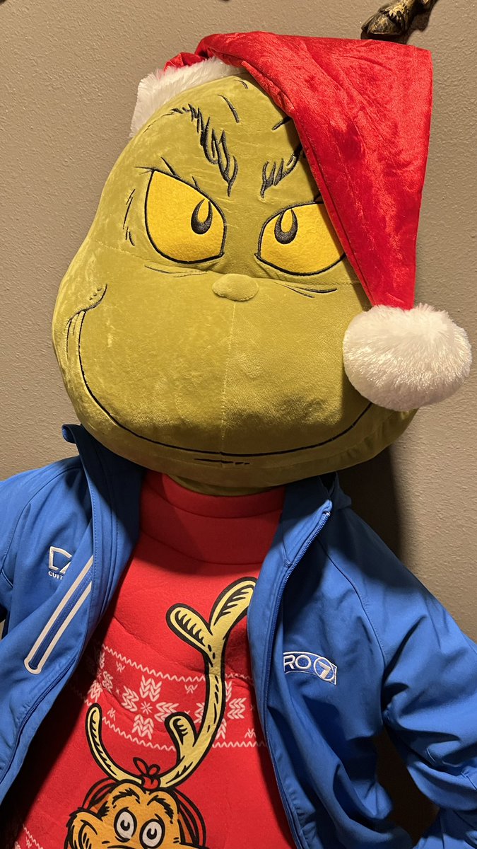 JOseattle22's tweet photo. The KIRO TV photojournalists win the overall excellence award for the holiday decorating contest! And of course my dog Shitzoo had to come check it out some of my Grinch work https://t.co/pCX6AX7atK