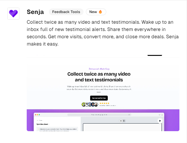 tom_dowling3's tweet photo. Welcome @SenjaHQ to Toolbase. I've been watching @euboid @helloitsolly progress with Senja for months very impressive make sure to check them out!
#buildinpublic #saas #toolbase https://t.co/bqeK3sKa4L