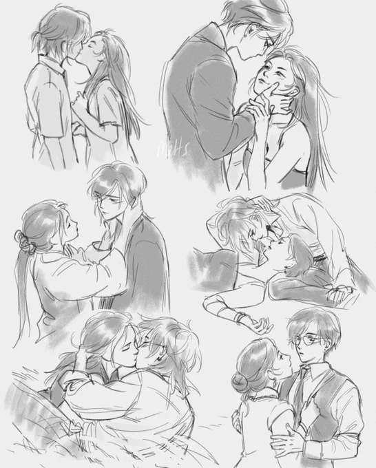 #jwqs #jwwj #qijing 
missing qijing real bad so i did a buncha qijing couple photo studies... experiencing qijing catharsis 