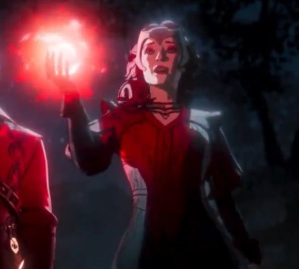 cosmic_marvel's tweet photo. “Wanda” is currently trending on Twitter after Elizabeth Olsen voiced Wanda Merlin in Episode 5 of ‘WHAT IF…?’ Season 2. https://t.co/VCg2SM6S9s