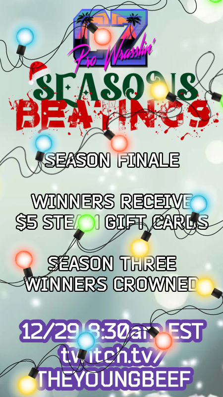 CZPWWrasslin's tweet photo. It's the last event of the season, who will be crowned the king and queen of season three? https://t.co/zk0Y9xsNAX
