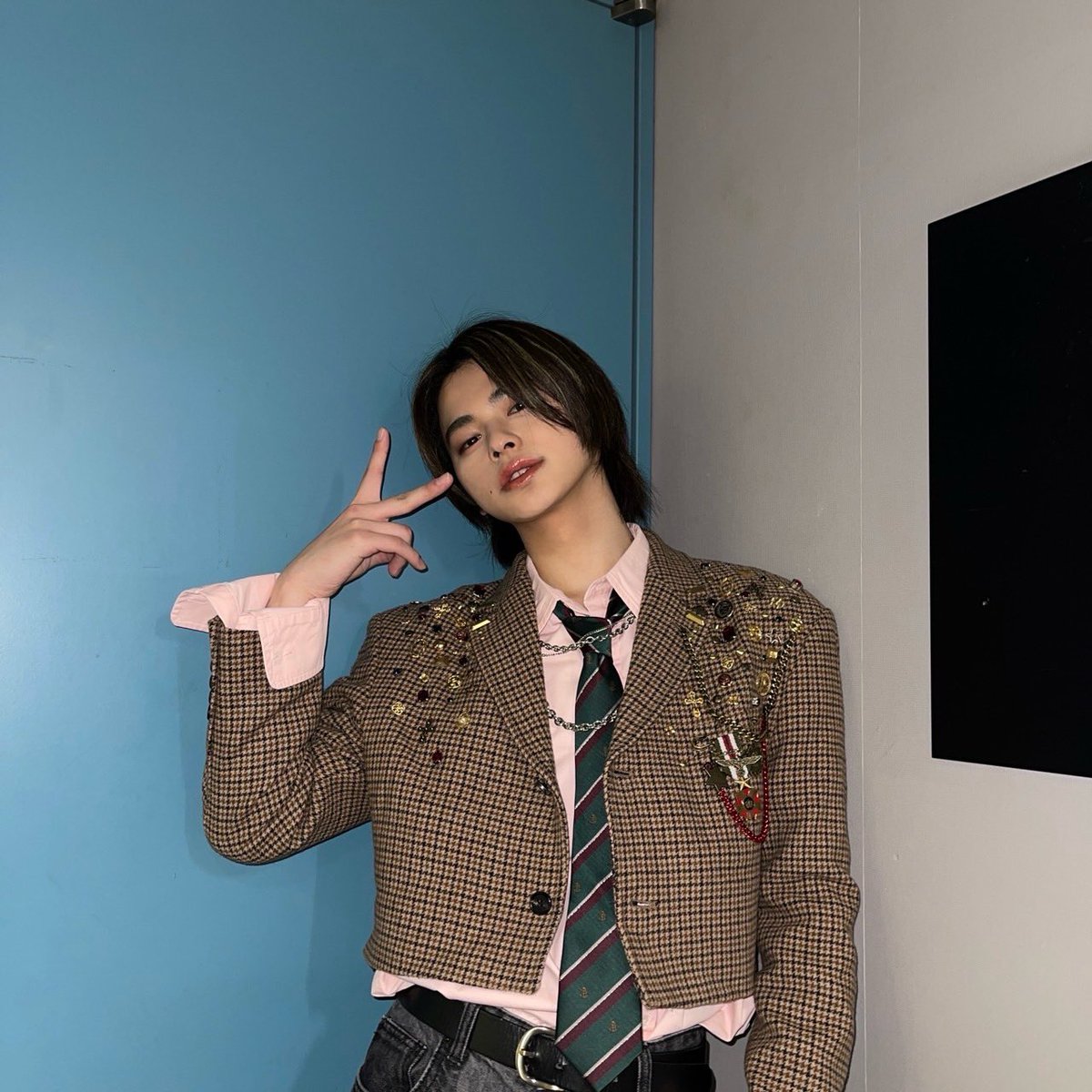 official__INI's tweet photo. [#松田迅]

今日も頑張りましたぁ😎

#INI #MATSUDAJIN https://t.co/sAaUjd25wW