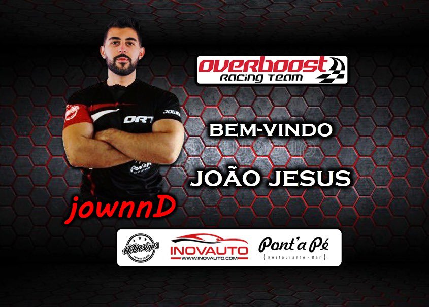 Overboost_RT's tweet image. ESTÁ DE VOLTA 

Anunciámos o regresso de JownnD á Overboost, um piloto com uma grande experiência no GT Nacional e Internacional, uma aposta para os desafios que enfrentaremos no futuro! 

Bem-Vindo e Boa Sorte 💪

#carregaORT