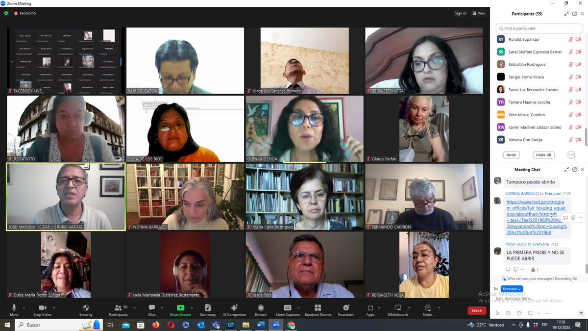 Femum's tweet photo. Este 19-20  Dic la Webinar "Centros Históricos Centros Vivos" reunió a Barcelona Quito CDMéxico Berlín Venecia Buenos Aires Montevideo París y Lima. GRACIAS TOTALES!! @cidapperu @Desco 🌎🌍 @habitat_intl @HIC_AL @RigOTAht2CityGP 💐 @urbancampaign @MaimunahSharif @harbeenarora https://t.co/8HhbupsIeF