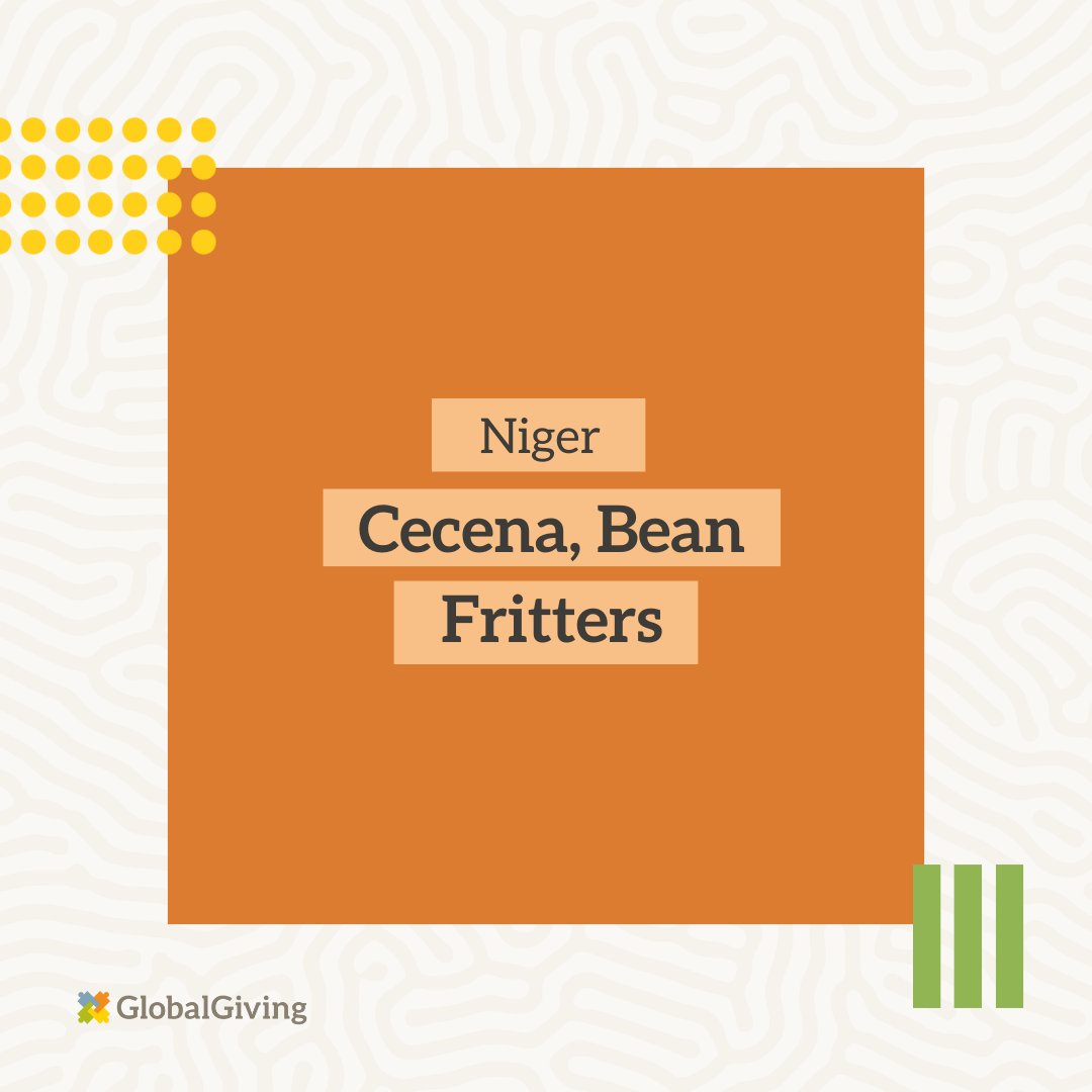 Provided by Dispositif d’Initiatives pour les Metiers de l’Artisanat, Cecena, Bean Fritters are a very popular street #food #snack from Niger. 🇳🇪 Hungry for more? Download the GlobalGiving Recipe Book for other great #recipes! 🥘 bit.ly/3QZsxXf