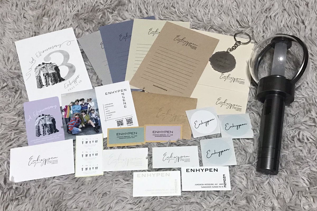 <a href="/ipuni_3aniv/">ENHYPEN3周年応援イベント𓏸 𓐍 ❤️HAPPY ENHY-Party❤️</a> 
遅くなってしまい
申し訳ございません🙇‍♀️

タグイベント企画で
<a href="/mashmaro1244/">mashmaro🔀</a> 様の
キーホルダー当選しました🙌

来年コンサートに参戦出来たら
ステッカーソンムルに使おっと🫶🏻✨

素敵な企画をありがとうございました🥹ྀི