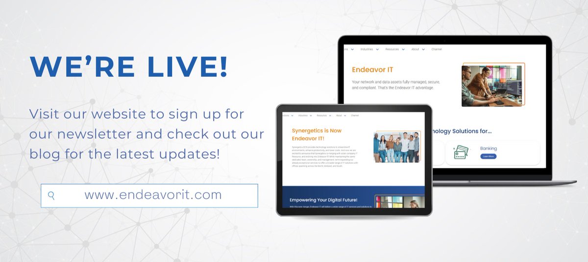 We are thrilled to unveil the brand new face of Endeavor IT with the launch of our sleek new website! 🌐✨ Dive into innovation, explore our expanded offerings, and embark on a digital journey like never before. 👉 Visit us now: endeavorit.com 👈 #EndeavorIT 🚀