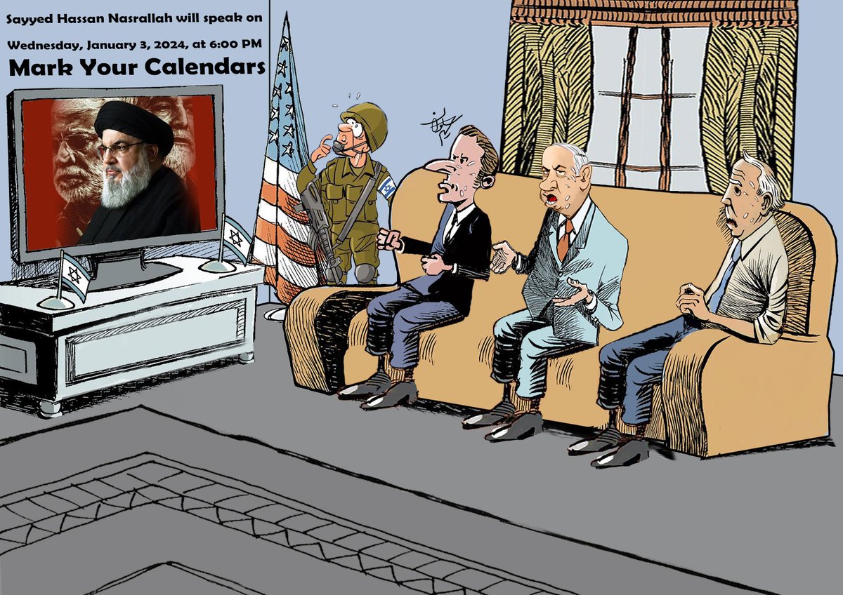 عندما يخافون حتى من كلامه.. 😄

يتحدَّث سمـ.ـاحته يوم الأربعاء الثالث من شهر يناير 2024 عند الساعة السادسة مساءً
#سوريا #فلسطين