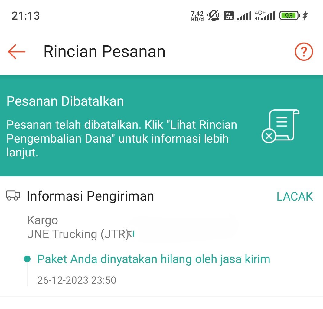 yofaar_'s tweet photo. Kok bisa hilang mohon pencerahan nya @JNECare https://t.co/1fnGKgPyly