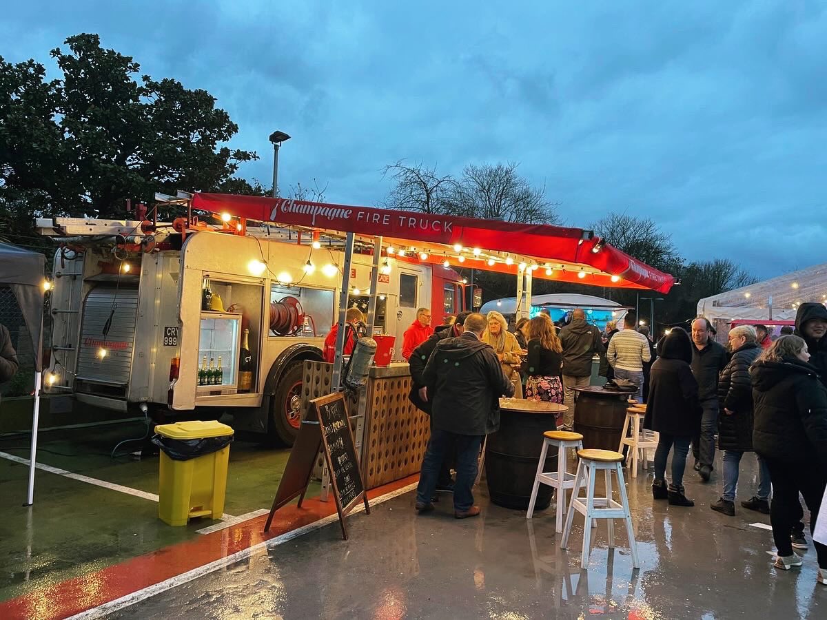 champagne fire truck tweet media