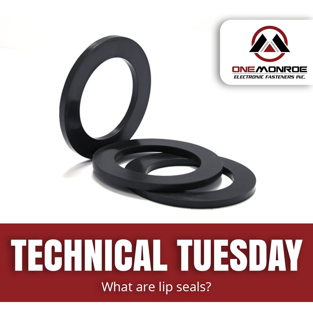 monroe_efi's tweet photo. #TechnicalTuesday: What are lip seals? They are circular, ring-shaped mechanical seals that are used to protect against leaks and keep out dirt and other contaminants. Also known as lip rings, they are characterized by a notched perimeter. #monroeefi #onemonroe #fasteners https://t.co/d3VQzBggQN