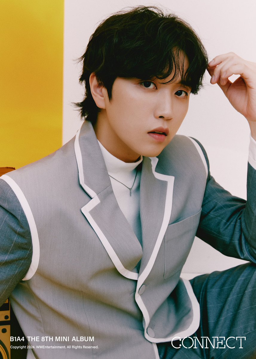 _B1A4OFFICIAL's tweet photo. B1A4 THE 8TH MINI ALBUM [CONNECT]

CONCEPT PHOTO #CONTINUE

2024.01.08 6PM (KST)

#B1A4 #산들 #SANDEUL
#CONNECT https://t.co/5F0Kz7fzOI