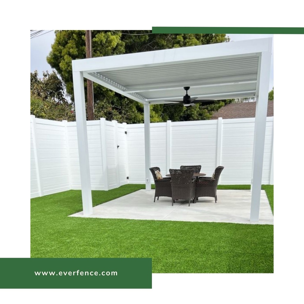 EverFence's tweet photo. Did you know we build pergolas too? 

#EverFence #FenceMadeEasy #PergolasMadeEasy #DallasFencing #VenturaFence #Gazebo https://t.co/XEd1NMzeC3