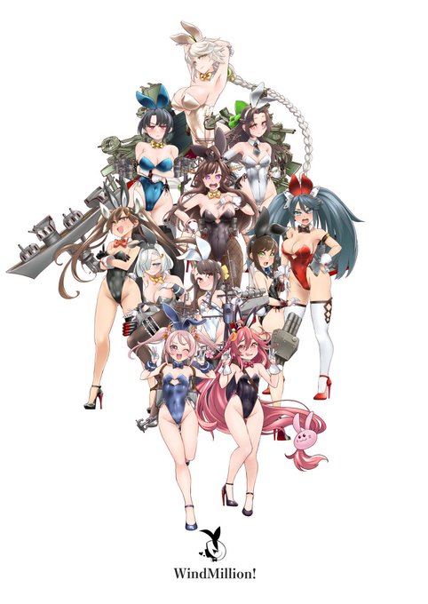 今年はみんな描くと思ったので抑え気味でした( ˘ω˘ )#今年描いたバニーを晒そう 