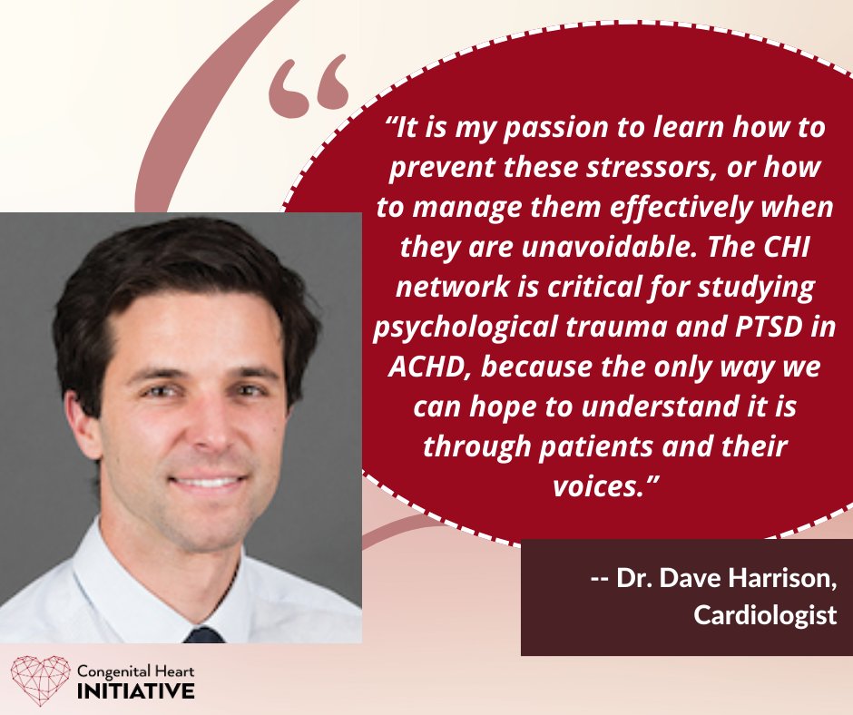 Dr. Harrison wants to study mental health and #ACHD using information from the #CHIregistry. We’ve come so far and can’t wait to see further important insights uncovered. Your voice can shape the future of care — if you haven’t yet, please enroll: bit.ly/3CIIWa7