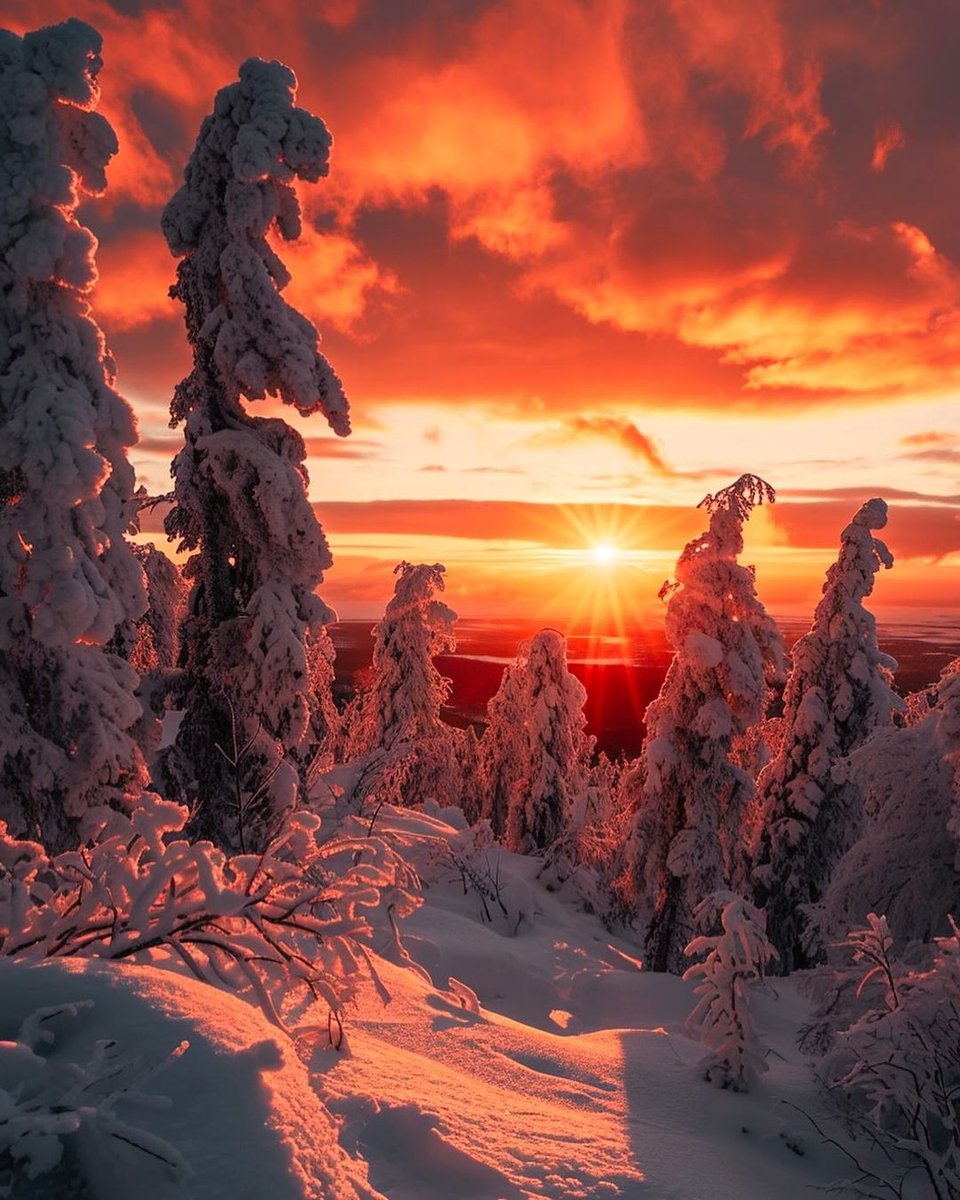 jacolek1981's tweet photo. Sunset 🌅❄️ https://t.co/1JuZpKt29a