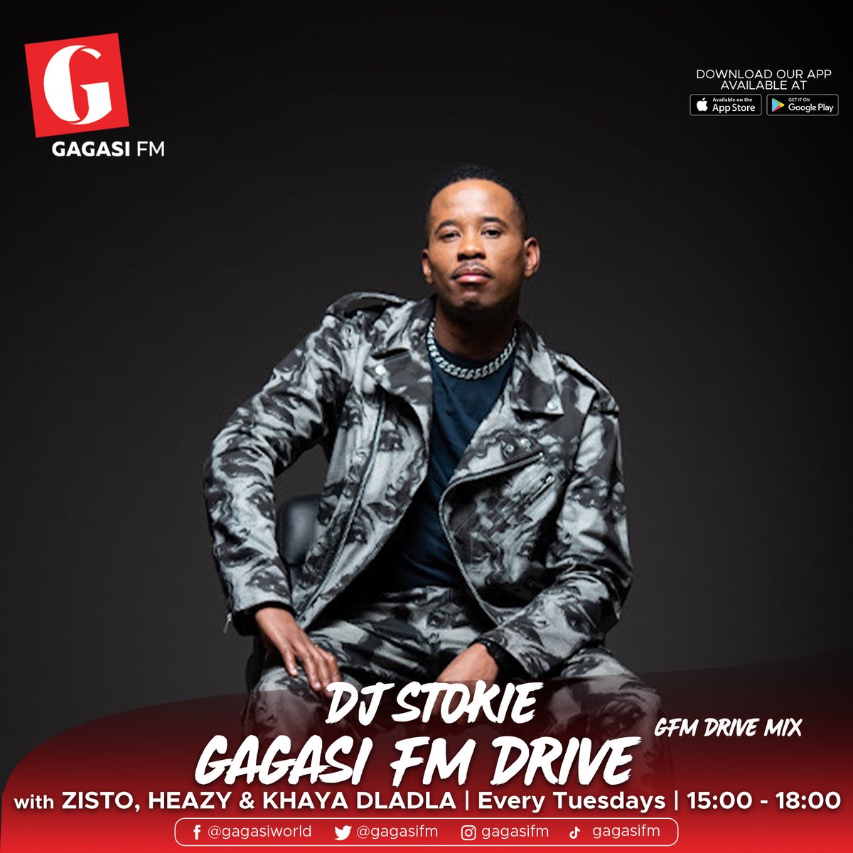 gagasifm's tweet photo. Gagasi FM Mix - 🎚
 
 In the mix today – DJ Stokie
 
DJ Stokie is the Resident DJ for Tuesdays on the #GFMDrive

#GagasiFM
#GFMDriveMix https://t.co/7Zkx22xTNn