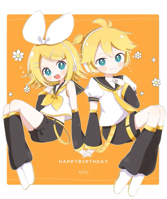 おめでとう!!#鏡音誕生祭2023  #鏡音生誕祭2023 