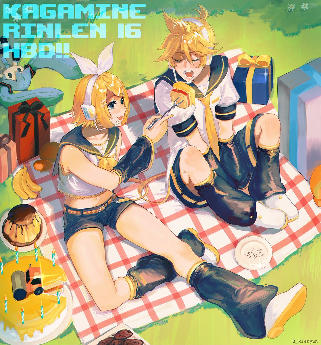 #鏡音誕生祭2023 🍌🍊おたおめ！！🍊🍌