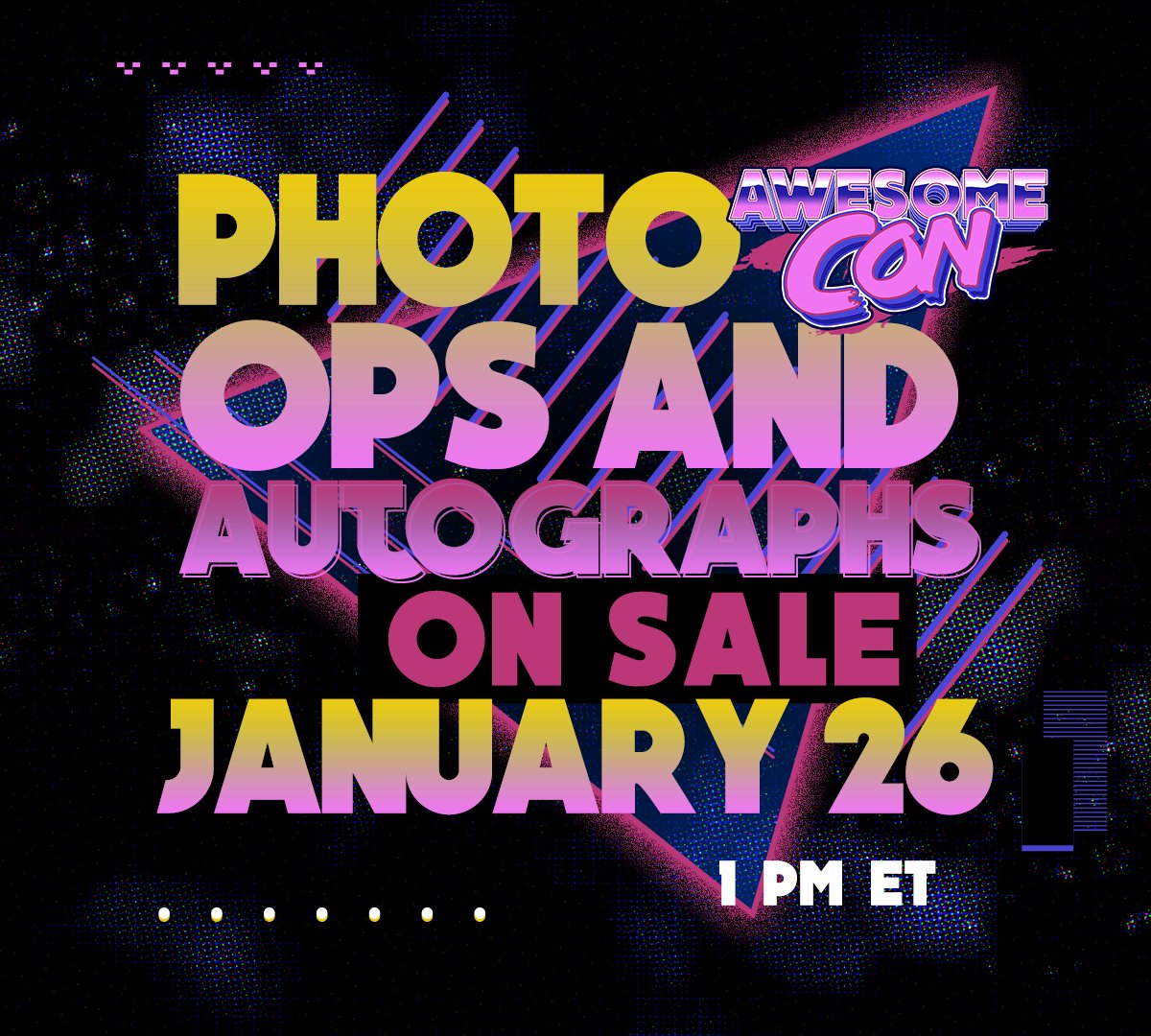 AwesomeCon's tweet photo. 📆 SAVE THE DATE 📆

#AwesomeCon ✒️ Autographs &amp; 📸 Photo Ops will go on sale in one month on January 26, 2024! Guest announcements are continuing to roll out, so keep your 👀 eyes peeled! >> https://t.co/haTgLts67D #ac24 https://t.co/aDfFsJ2kTi