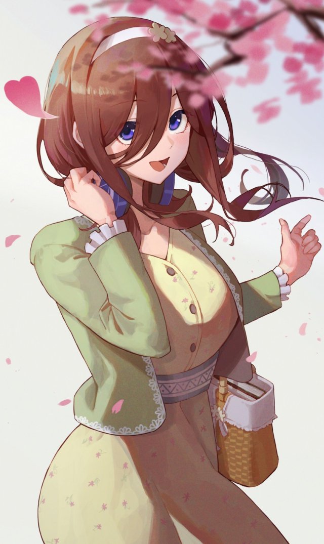 中野三玖 「(⁠。⁠•̀⁠ᴗ⁠-⁠)⁠✧時として思わぬ事態が起こるのは人の常であり人生の醍醐」|まるすのイラスト
