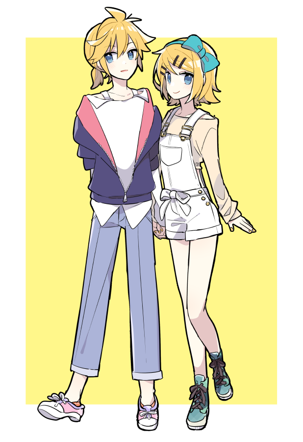 鏡音レン ,鏡音リン 「再掲」|由杞のイラスト