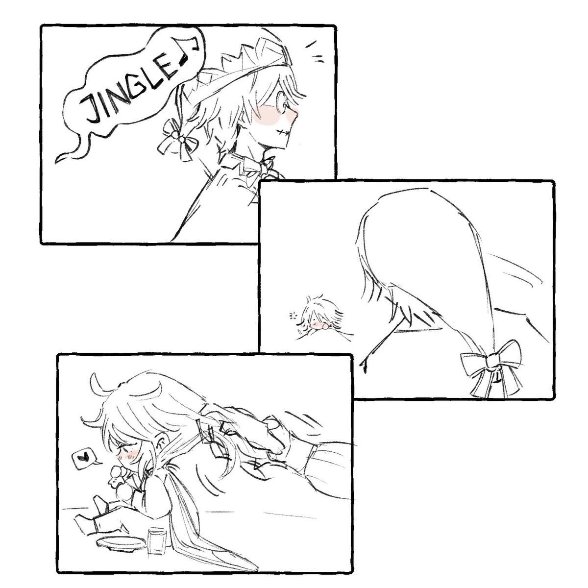 Victor applied his present wrapping skills 🎁
Just one more doodle planned to wrap this up and I'll move on to the next one…suddenly so many new Luca dropped ( ・᷄ὢ・᷅ )