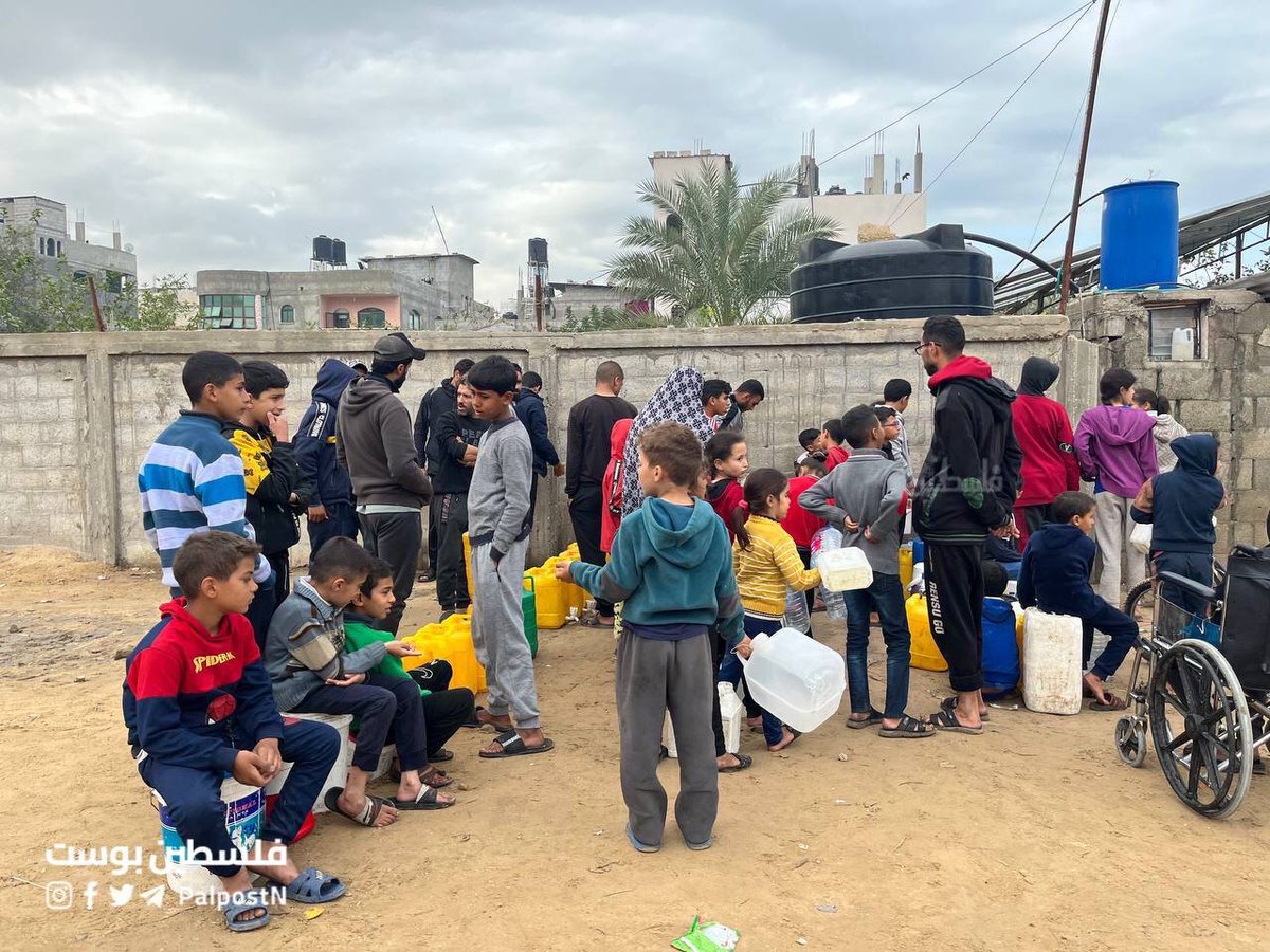 The water crisis continues to worsen in Gaza.
