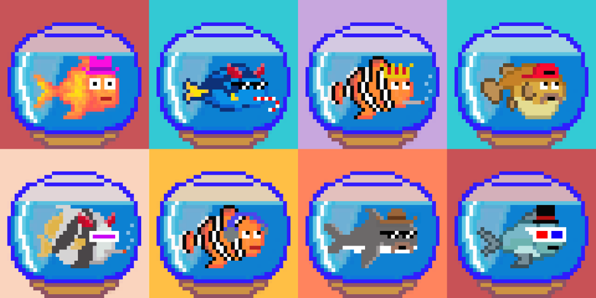 TrendyFishes's tweet photo. @Doodlegenics Hey there! 🌊 Your content is always a highlight in my feed! 🌈 Ready to dive into the next level of NFT vibes? 🚀 Check out Trendy Fishes – a unique NFT collection full of digital awesomeness. 🐠Mint yours at https://t.co/9nsL5ZOZQL or https://t.co/hQTI8yY07K 🎨 https://t.co/ucWHvAY622