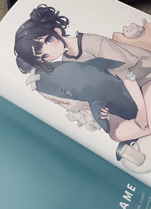 〖 C103新刊 〗#C103 「 SAKANA BOX.02 」新刊の写真ですオリジナル絵とお仕事絵をまとめたイラスト集ですB5/ 32P/ フルカラー 