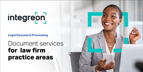 Integreon brings deep expertise and an understanding of the unique document requirements for many practice areas within a law firm. Find out how we can support your Intellectual Property, Corporate, and Litigation practices. buff.ly/3PIzJ9R