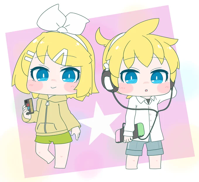 今日も一日今日は…そう…かがみねバースデイ…この曲も…周年…#鏡音リン #鏡音レン 