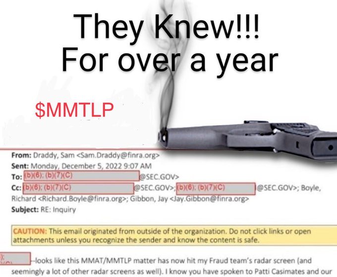 Tevern4's tweet photo. Who is in charge of corruption in the US Stock markets? Anyone wanna step up and protect retail investors, in a MEANINGFUL way? If they make a billion and you fine them a million, do you think you have deterred any future crimes? Like is everyone just passing the buck here? Is everyone getting paid off under the table? NO? Then what the frig is going on?
$MMTLP victims $$ has been frozen for ONE YEAR while the criminals continue their crimes! 
@PatrickMcHenry Why no subpoena? You know it would give you the proof of oversold shares as Finra and Cromwell have both admitted there are some. Or have you already seen it? Why the hold up? Does MainStreet need to pay you what WallStreet has to get you to fight for us? I will arrange a go fund me if that is what it takes! 
WHY would an SRO tasked with protecting the retail community fight so hard to hide the share count of a stock that no longer trades?
Subpoena the Aggregated, Audited Share Count for  #MMTLP #MMTLPFiasco 
#CongressKnows #SecKnew #FinraKnew #FinraFraud
@JudiciaryGOP @SenJudiciaryGOP @freedomcaucus @HouseJudiciary @NRSC @JudicialWatch @TheJusticeDept @DOJCrimDiv @HouseGOP @HouseDemocrats @BankingGOP @SenateBanking @GOPoversight @OversightDems @FinancialCmte @CFTC @FSCDems @Nakedtruthinfo @PCAOB_News @GSA_OIG @CFPB @DOJNatSec @CSE_News @OECD @IOSCOPress @ESMAComms @INTERPOL_HQ  @ecfin @FSRA_News @SFRCdems @UKSFO @ESMAComms @FBILosAngeles @CIPF_FCPI @FINTRAC_Canada @CIRO_OCRI  @rcmpgrcpolice @USDOJ_Intl @USGAO @SecretService @cafreeland 
@elonmusk @LauraLoomer