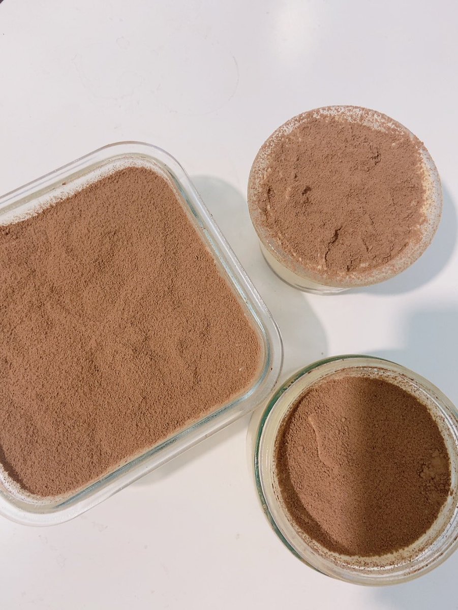mikaisfood's tweet photo. Made Tiramisu from scratch! Homemade mascarpone, Gluten free Lady finger. Bought the espresso tho cause i have no machine 🤣
Taste amazing 💯😭 https://t.co/Lf3k6gsjlk