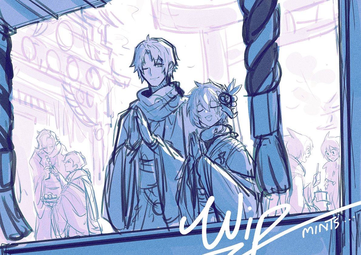 A little FFXIV wip that I hope I can complete on time