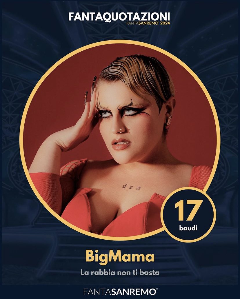 bigmamaalmic's tweet photo. Domani sapete già cosa fare. 🫅🏼
#fantasanremo  #sanremo2024 https://t.co/RSVtpuWMZO