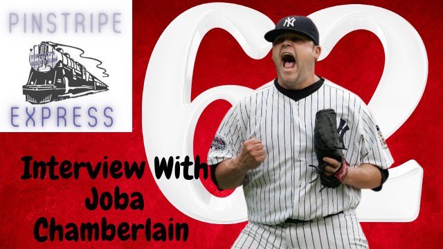 4TrainExpress's tweet photo. This Saturday come join at 10pm EST/7pm PST @bobbytats631 , @4TrainExpress, @dmh0726 and NFE as we sit down with and talk Yankees and Baseball with @Joba_44 with a groundbreaking announcement at the end of the show. 

#PinstripeExpress #UncleTats #4TrainExpress #NFE https://t.co/D4Ud63IqDb