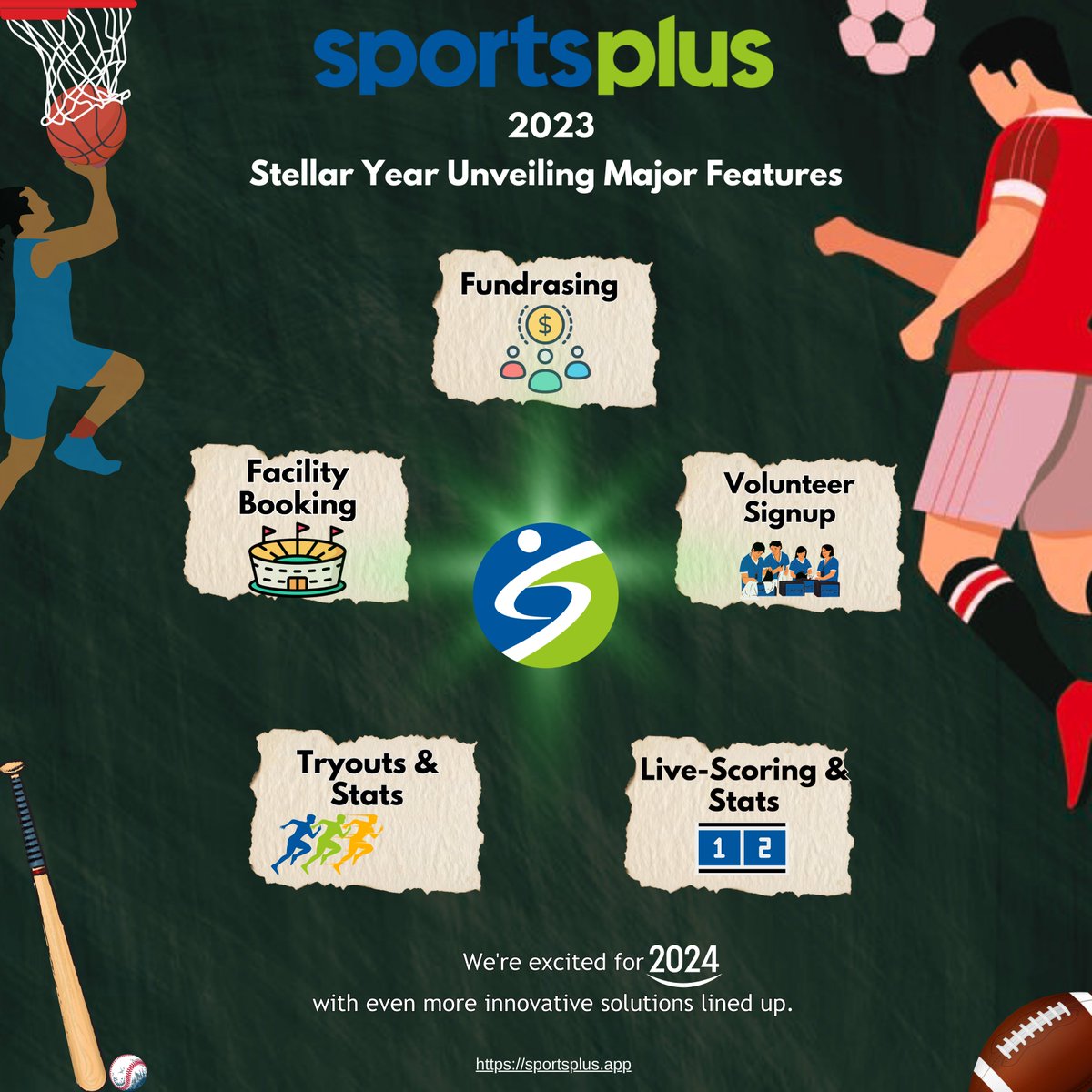 sportsplusa's tweet photo. 🙌 Gratitude and Excitement! Grateful to our amazing clients for being part of the SportsPlus family! Your trust moves us forward, expanding our SportsPlus community. Exciting features this year, with more to come in 2024! 🚀
 #SportsPlus #SportsTech #SportsManagement https://t.co/KuQDjjgdgm