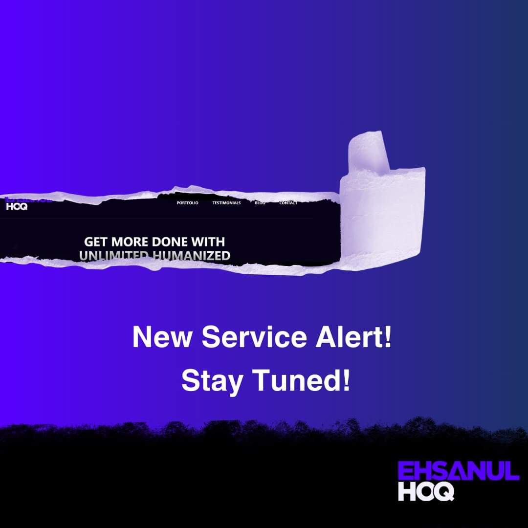 Ehsan_Hoq's tweet image. New Service Alert! Stay Tuned! 
.
.
.
#aicontentwriting #ehsanulhoq #contentwriting #contentcreation #AI #artificialintelligence