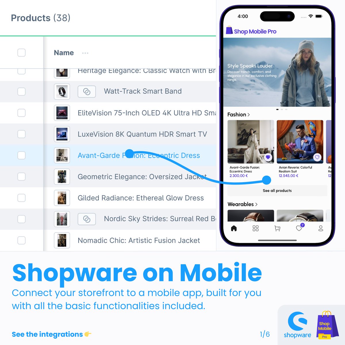 ShopMobilePro25's tweet photo. Here are some illustrative demonstrations showcasing the integration of Shop Mobile Pro with the #Shopware platform.

These detailed examples provide a comprehensive overview, showcasing the intricate workings and synergy between them. https://t.co/hN7ktaeQYv