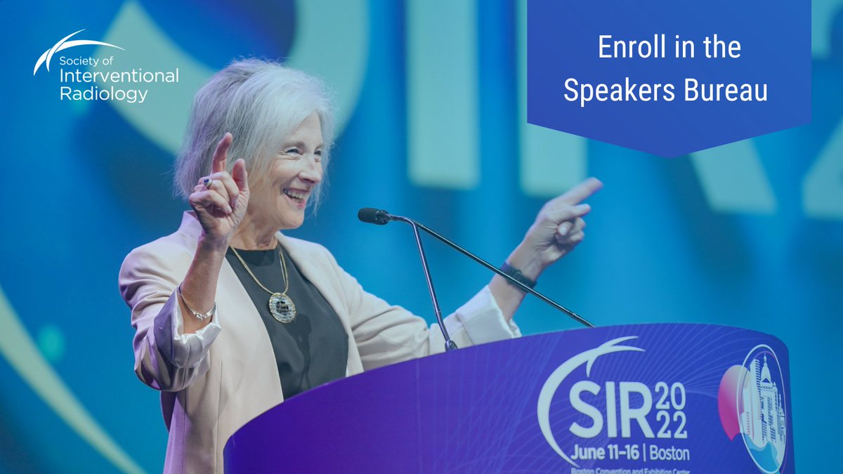 The success of #IRad draws strength not just from the clinical expertise of our physicians, but from the diversity of their backgrounds and experiences. SIR members can now search for IRs to speak at programs in the Speaker’s Bureau. Learn more: brnw.ch/21wFBEn