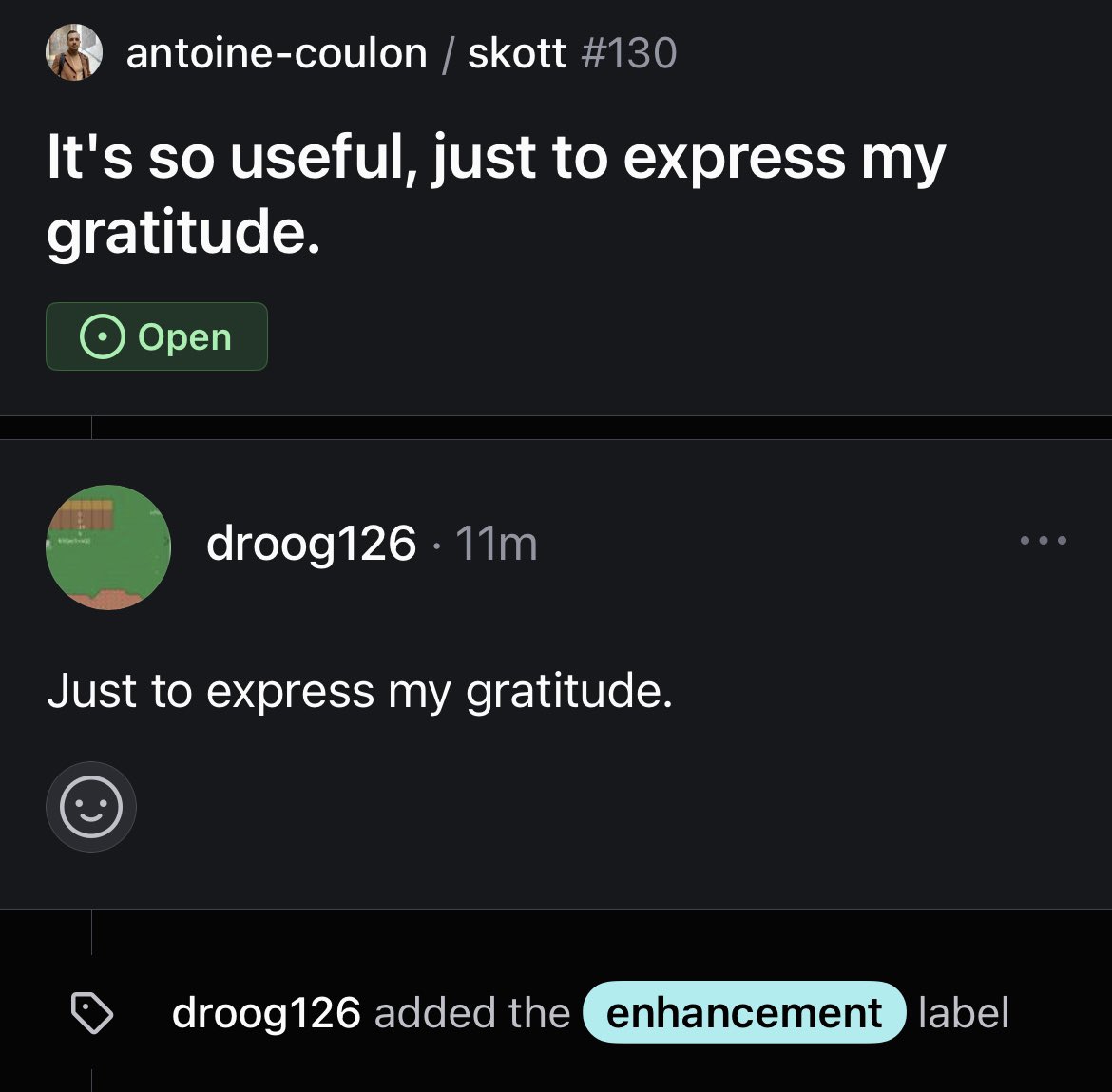skott_npm's tweet image. We love to solve issues and improve the library but this type of issue is unmatched 🫶

2024 is going to be wild for skott