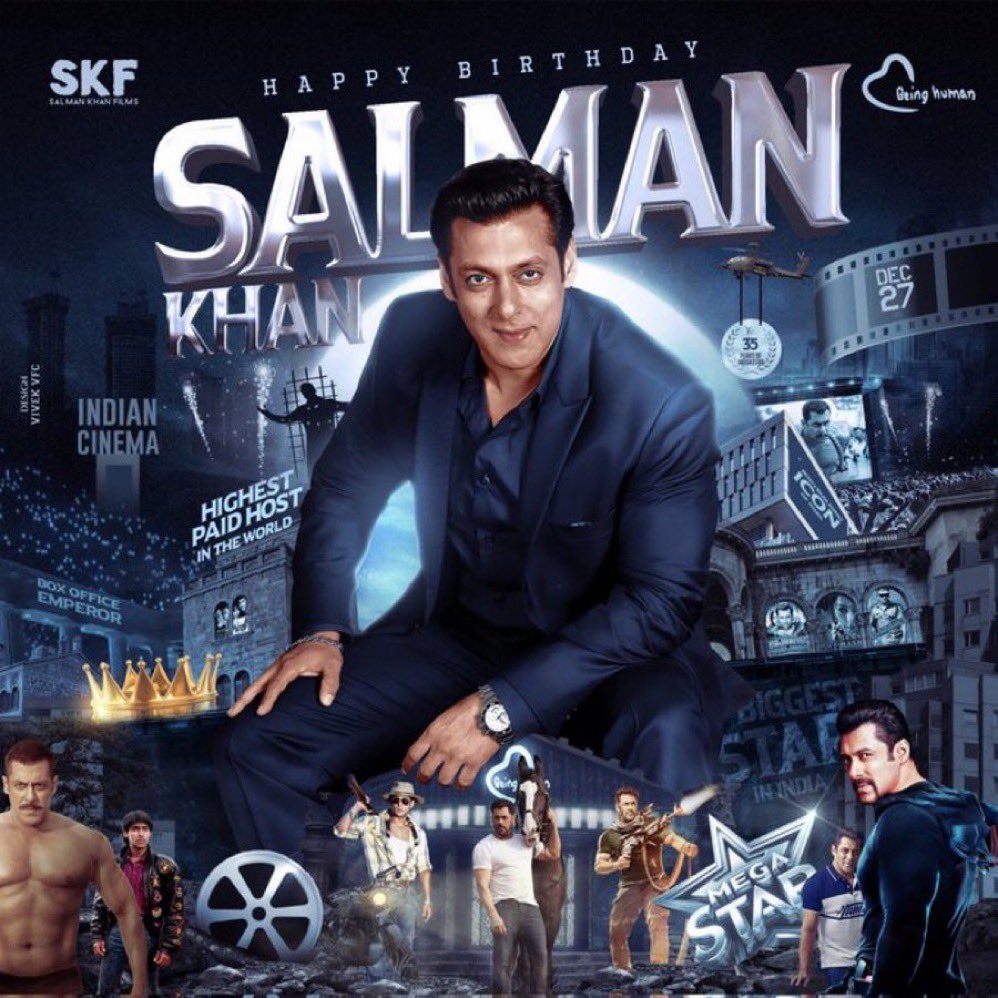 Wishing Salman Bhai a fantastic birthday 🎂 <a href="/BeingSalmanKhan/">Salman Khan</a> #HappyBirthdaySalmanKhan