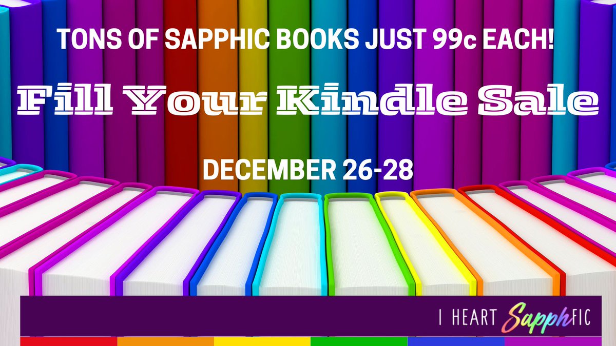 I Heart SapphFic (@iheartlesfic) on Twitter photo Donโt miss the 99c sale on I Heart SapphFic.
More than 200 books are involved, including authors:
@Alyslinn <a href="/carrie_carr/">Carrie Gab</a> <a href="/LeighLAuthor/">Leigh Landry / M.L. Landry</a> <a href="/rachelslacey/">Rachel Lacey</a> <a href="/ediemarrbooks/">๐ณ๏ธโ๐ edie marr</a> <a href="/reesequinnbooks/">reese quinn</a> <a href="/ElizaLentzski/">Eliza Lentzski</a>
Deets here: bit.ly/3GVLuEj
Ends December 28 Donโt miss the 99c sale on I Heart SapphFic.
More than 200 books are involved, including authors:
@Alyslinn <a href="/carrie_carr/">Carrie Gab</a> <a href="/LeighLAuthor/">Leigh Landry / M.L. Landry</a> <a href="/rachelslacey/">Rachel Lacey</a> <a href="/ediemarrbooks/">๐ณ๏ธโ๐ edie marr</a> <a href="/reesequinnbooks/">reese quinn</a> <a href="/ElizaLentzski/">Eliza Lentzski</a>
Deets here: bit.ly/3GVLuEj
Ends December 28