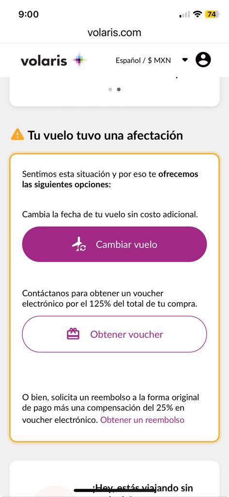 MercedesChore's tweet photo. @viajaVolaris @Profeco que mal servicio de esta aerolínea @viajaVolaris sin previo aviso si no hasta el momento de emitir pases de abordar informan de una supuesta afectación de vuelo 🤬 es la segunda vez en esta misma reservación #ascovolaris #vuelossobrevendidos #fraude https://t.co/fsCSmfIfQe