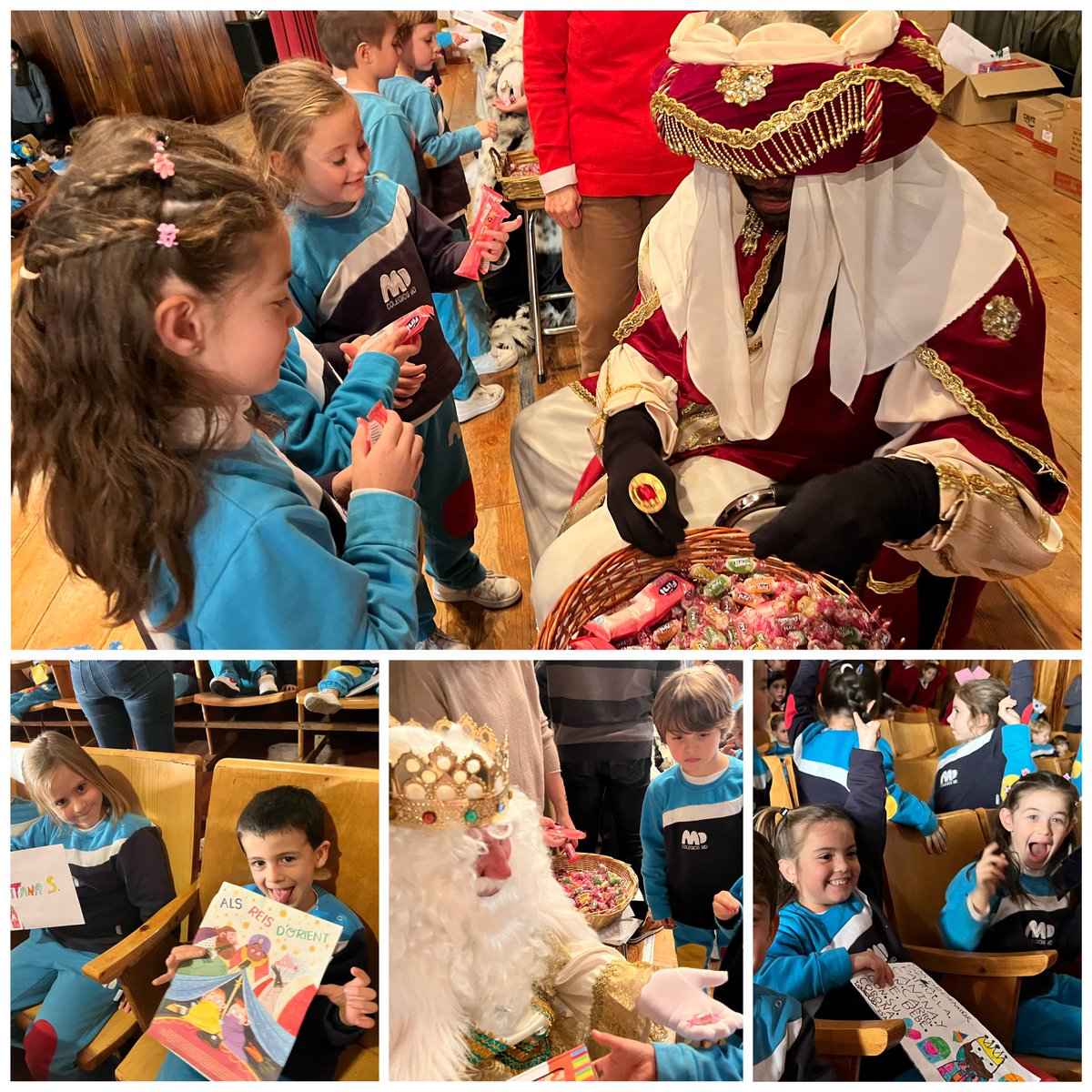 Tarde muy especial de P5-B <a href="/colegioicm/">Colegio Inmaculado Corazón de María ICM</a> junto a sus Majestades de Oriente 👑👑👑