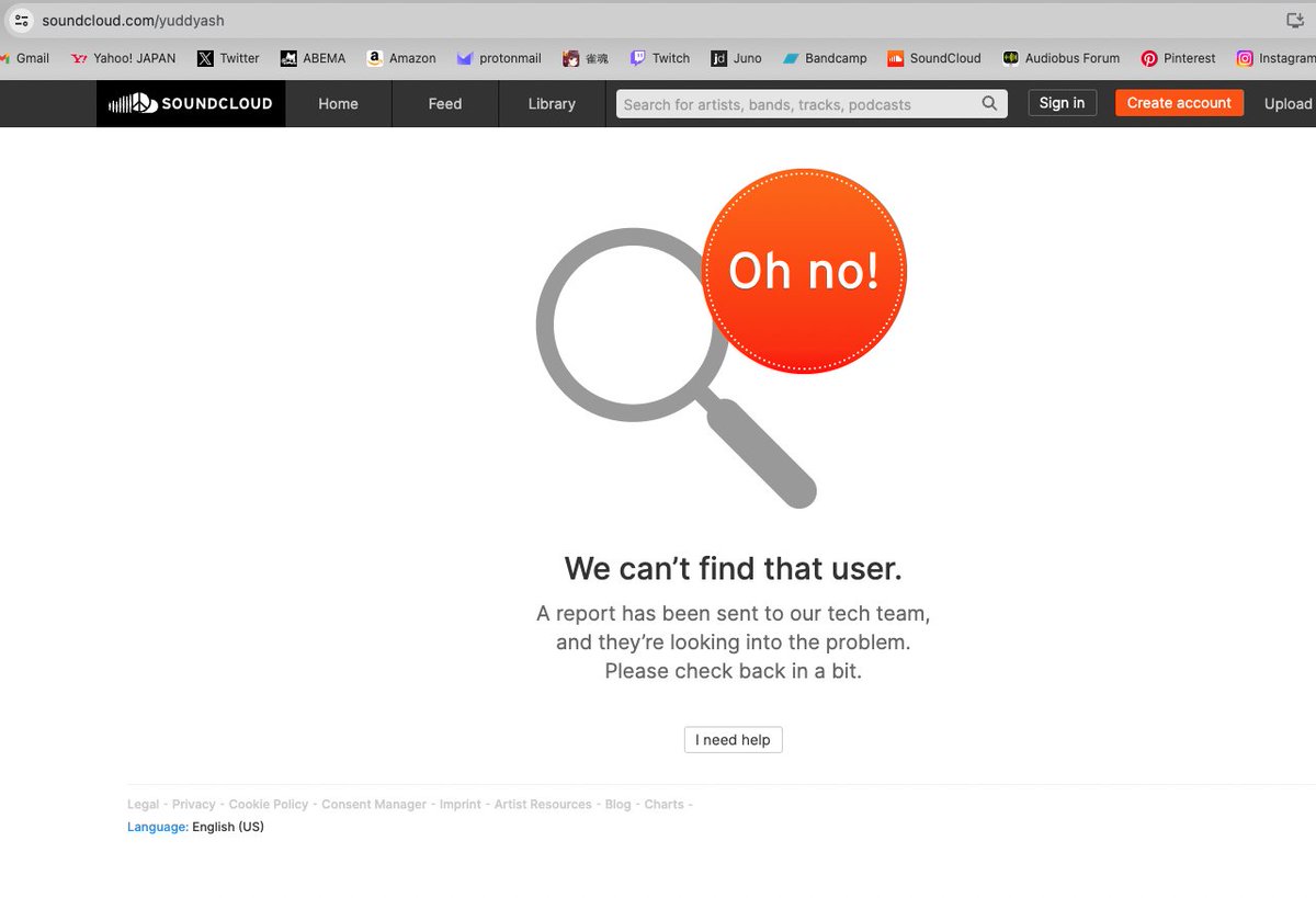 _yuddy__'s tweet photo. @SCsupport The SoundCloud account was suddenly deleted. Where can I contact?
It's a very important account and I want to get it back as soon as possible! https://t.co/NGNap1ye1W