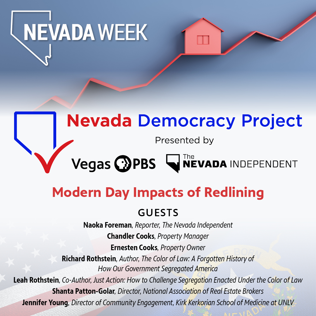 Tonight at 7:30PM & 11PM, tune in for a crucial episode of Nevada Week with @amber_r_dixon and @TheNVIndy’s @naokadforeman! 🌐 As part of The Nevada Democracy Project, we’re examining the lasting impacts of redlining on Las Vegas communities.
